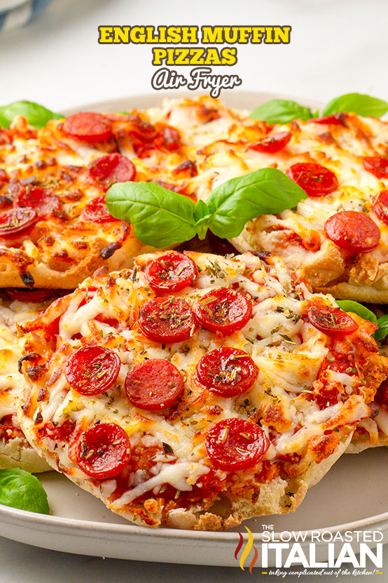 English Muffin Pizza (Air Fryer Recipe)