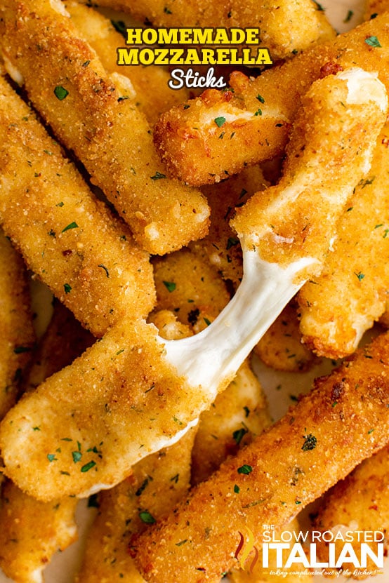 Homemade Mozzarella Sticks Recipe (Breaded Cheese)