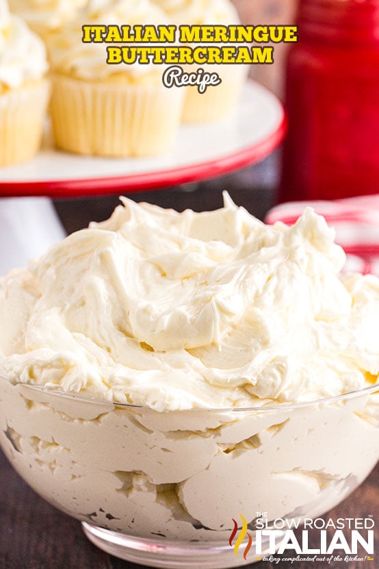 Homemade Italian Meringue Buttercream