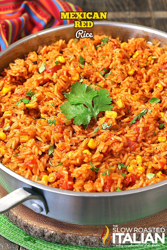 Restaurant Style Mexican Red Rice (Arroz Rojo) + Video