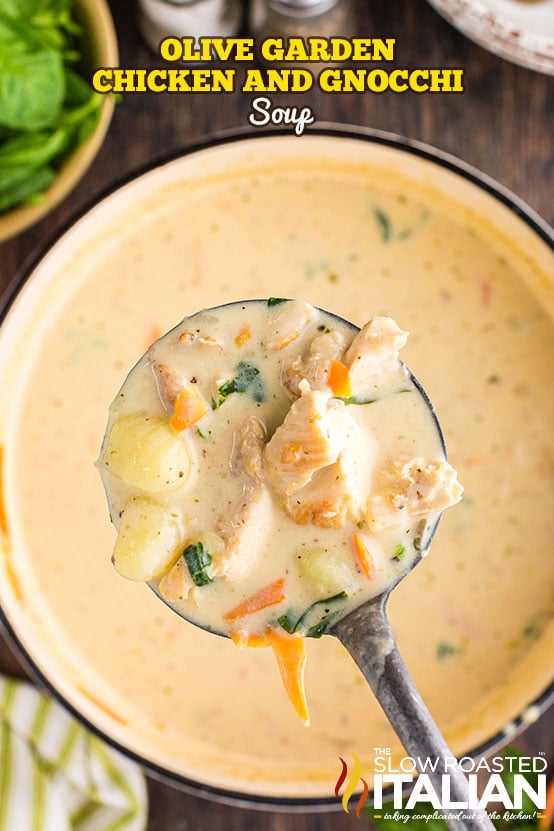 Chicken and Gnocchi Soup (Olive Garden Copycat)