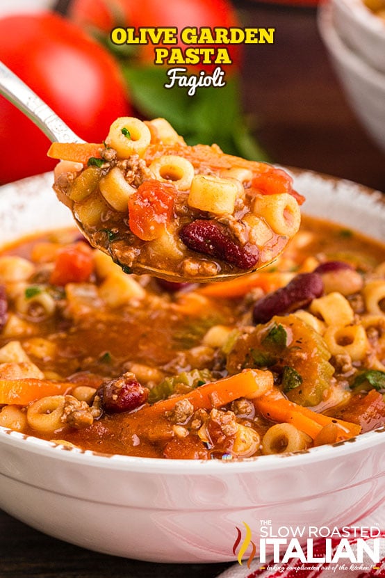 Olive Garden Copycat Pasta Fagioli Recipe