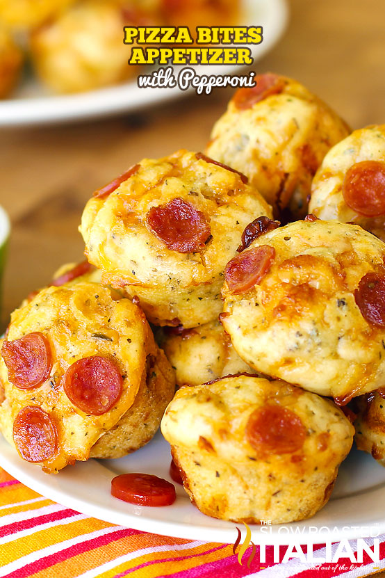 Homemade Pepperoni Pizza Bites Recipe + Video