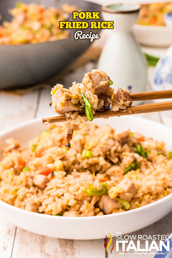 titled: Pork Fried Rice Recipe