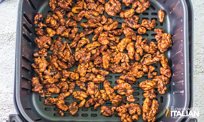 air frying walnuts