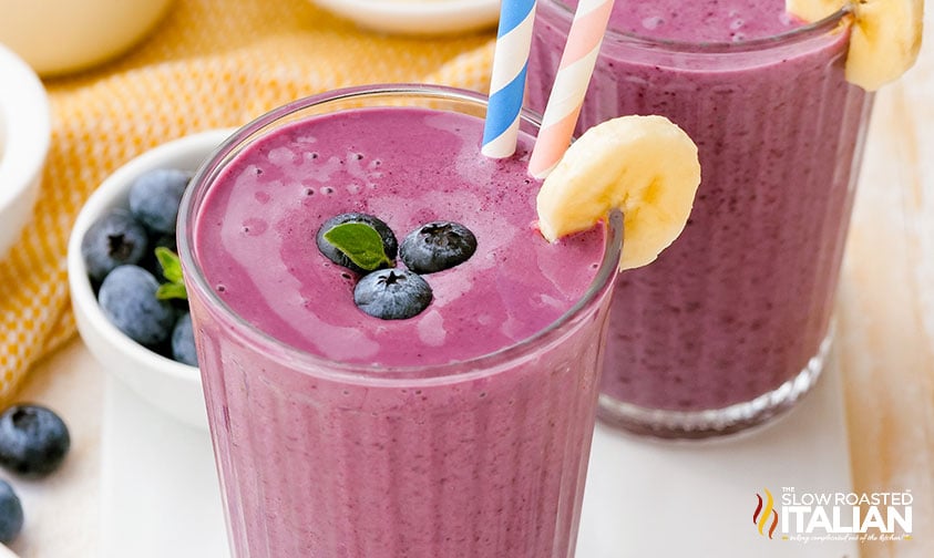 Sweet Blueberry Banana Smoothie