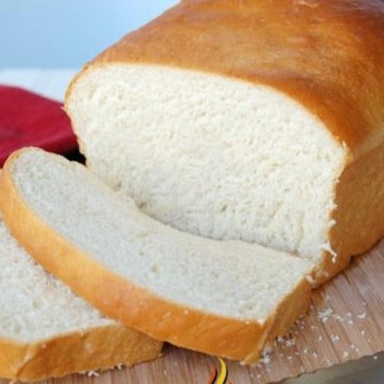 loaf of milk and honey bread