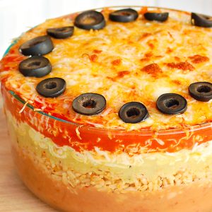 7 layer mexican bean dip