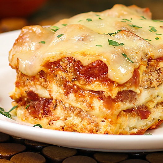 lasagna on a plate