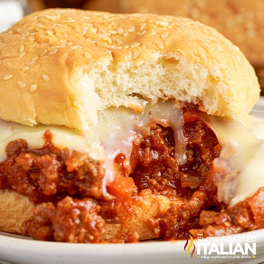 crock pot sloppy joe recipe close up