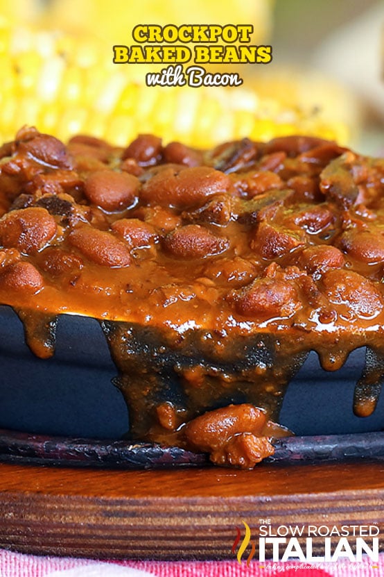 Crockpot Baked Beans with Bacon