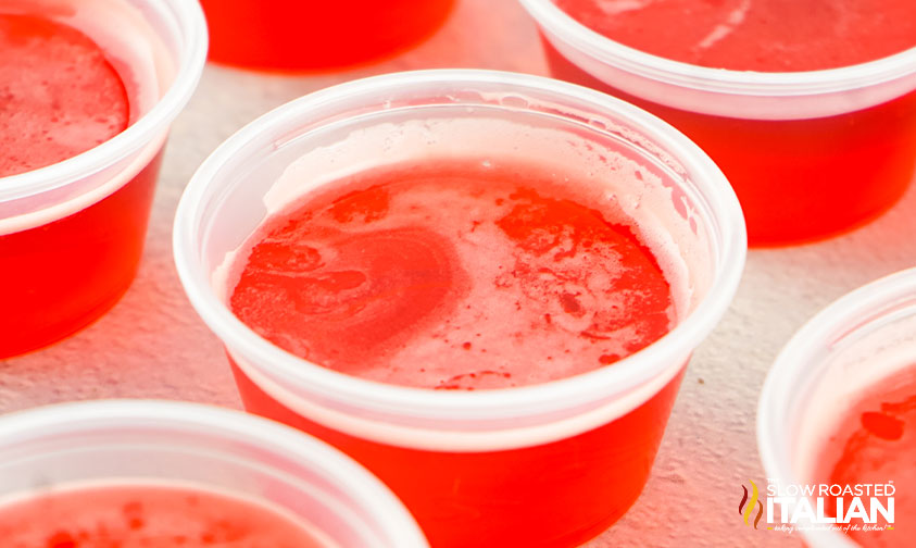 cups full of jello shots recipe