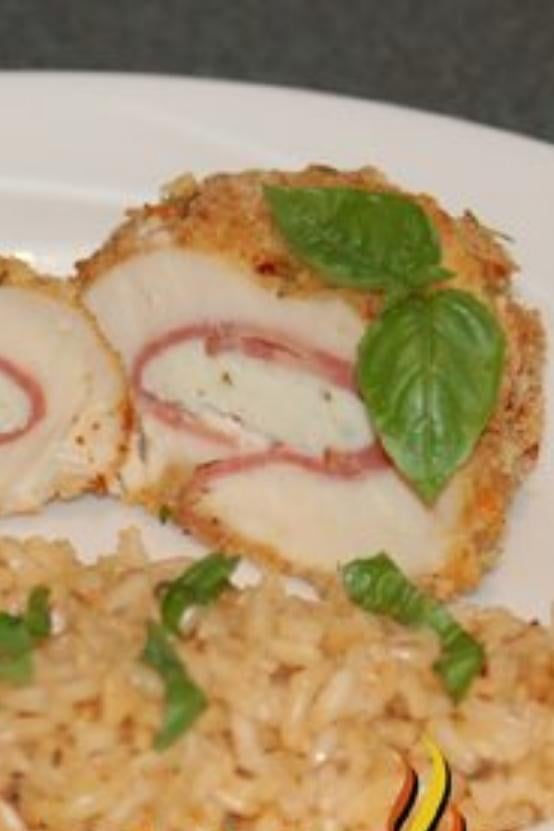 Healthy Chicken Cordon Bleu