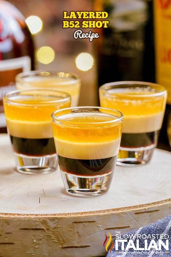 Layered B52 Shot (Easy Cocktail Recipe) + Video