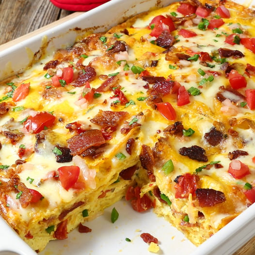 Mexican breakfast casserole