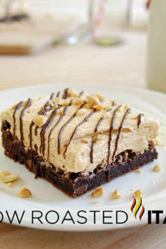 Simple Peanut Butter Fudge Chocolate Brownies