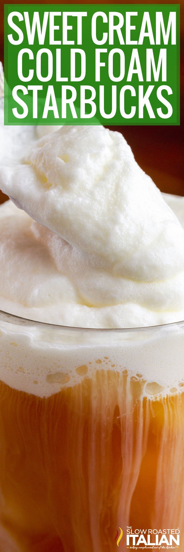 How to Make Cold Foam (Starbucks Sweet Cream Copycat) - TSRI