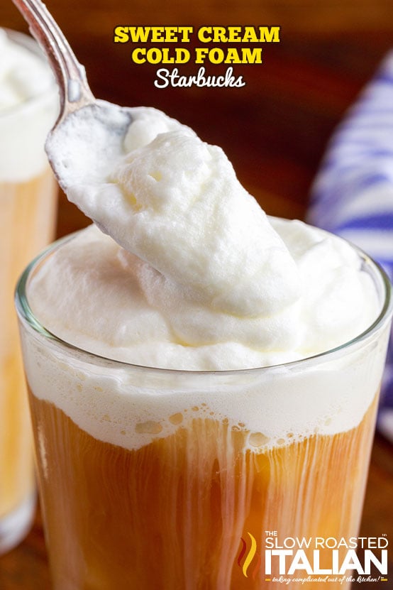 How to Make Cold Foam (Starbucks Sweet Cream Copycat)