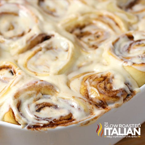 cinnamon rolls recipe from The Slow Roasted Italian