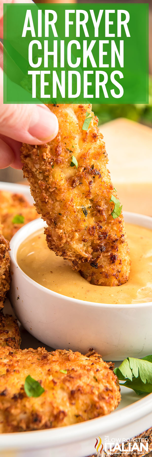 titled image for chicken tenders in air fryer