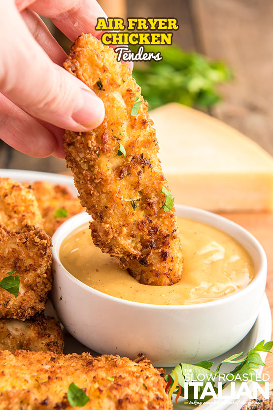 titled image for air fryer chicken tenders