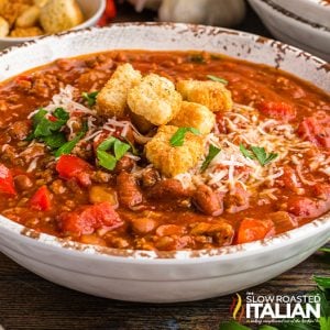 bowl of itailan chili