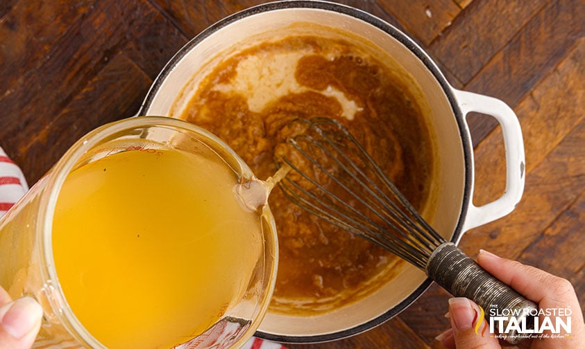 adding chicken broth to kfc gravy recipe