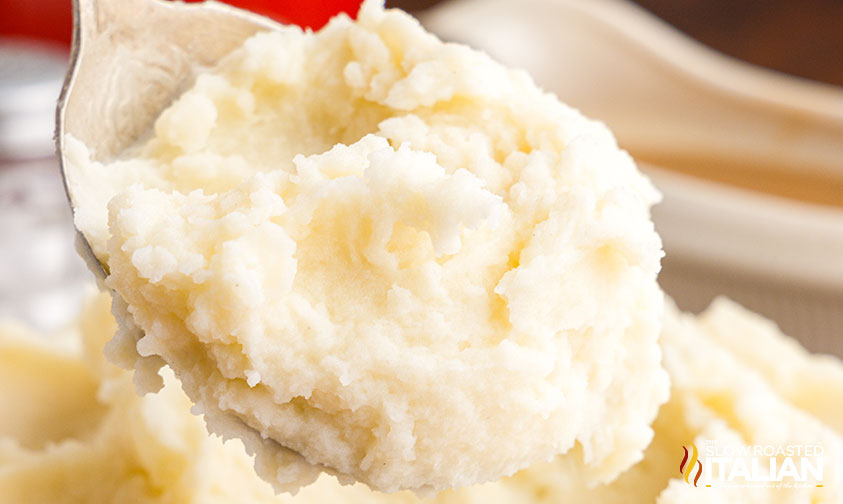 creamiest mashed potatoes closeup