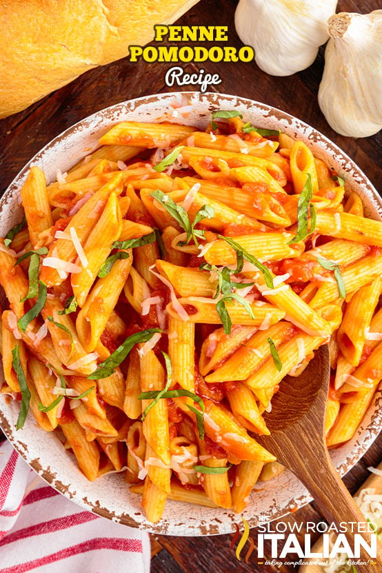 titled image for penne pomodoro recipe