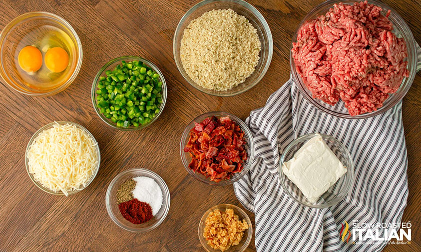 ingredients for smoked meatball recipe