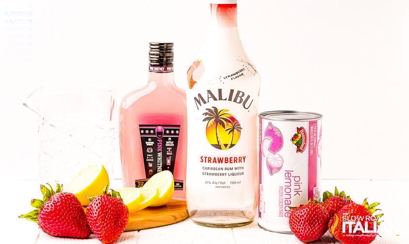 strawberry lemonade cocktail ingredients