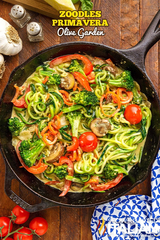 Zoodles Primavera Olive Garden