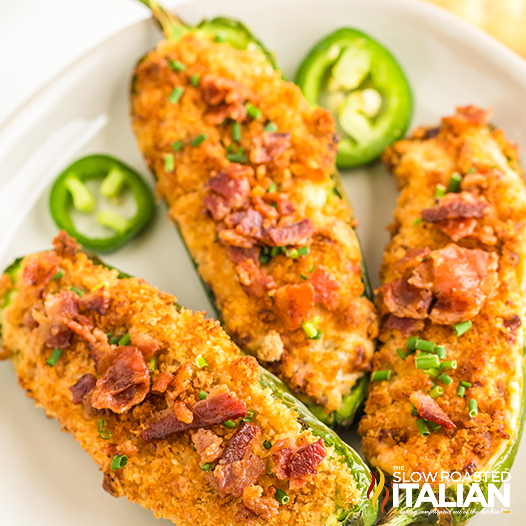 air fryer jalapeno poppers closeup