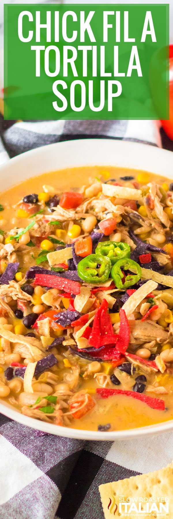 titled image (and shown):  chick fil a tortilla soup