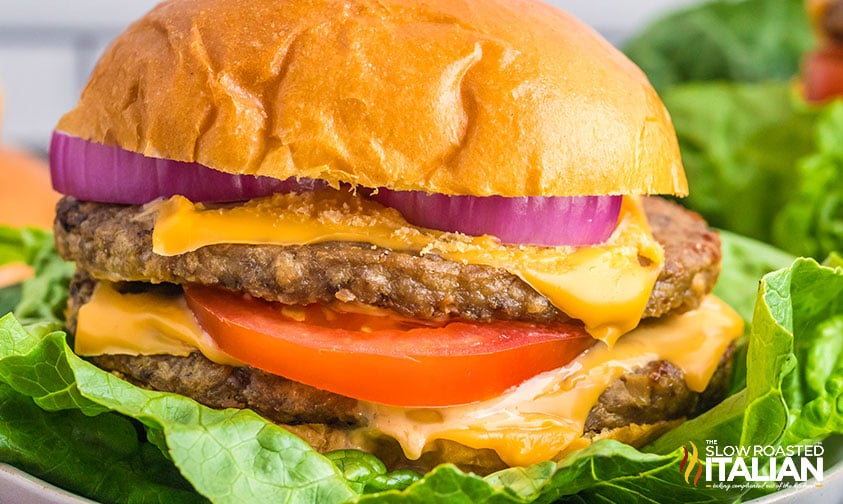 air fryer hamburgers.