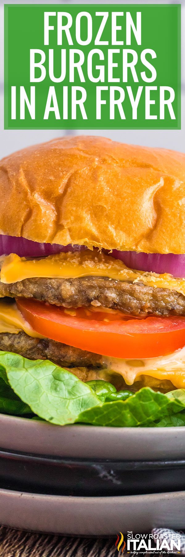 frozen burgers in air fryer.