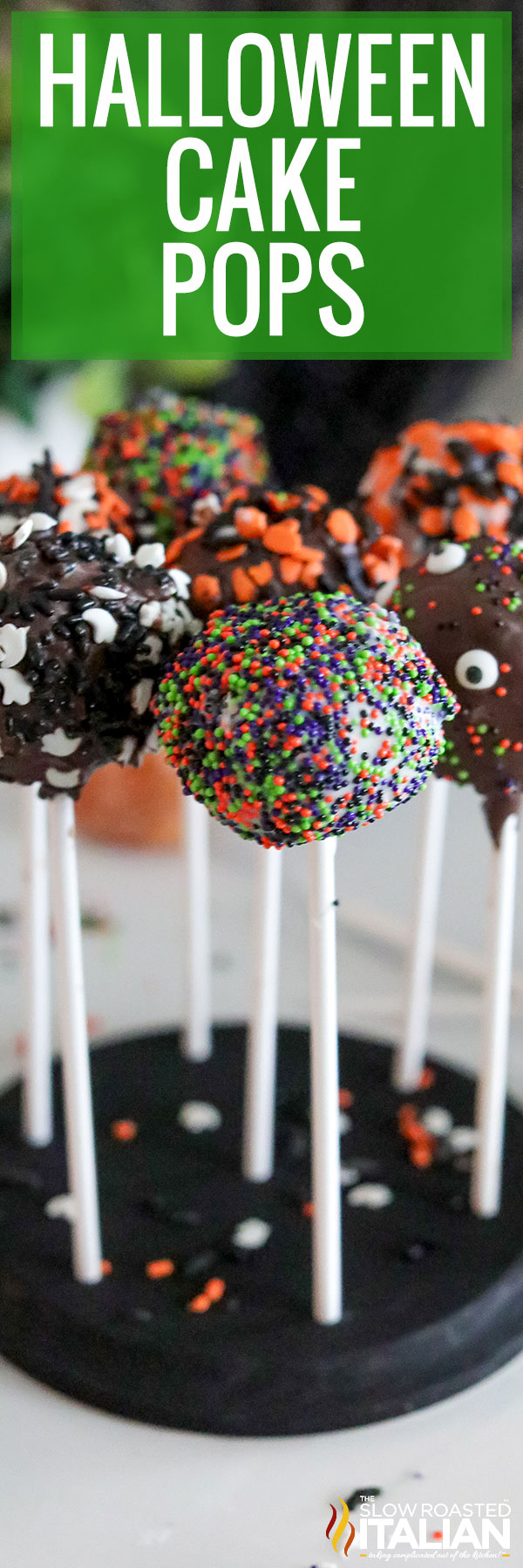 titled image (and shown): halloween cake pops
