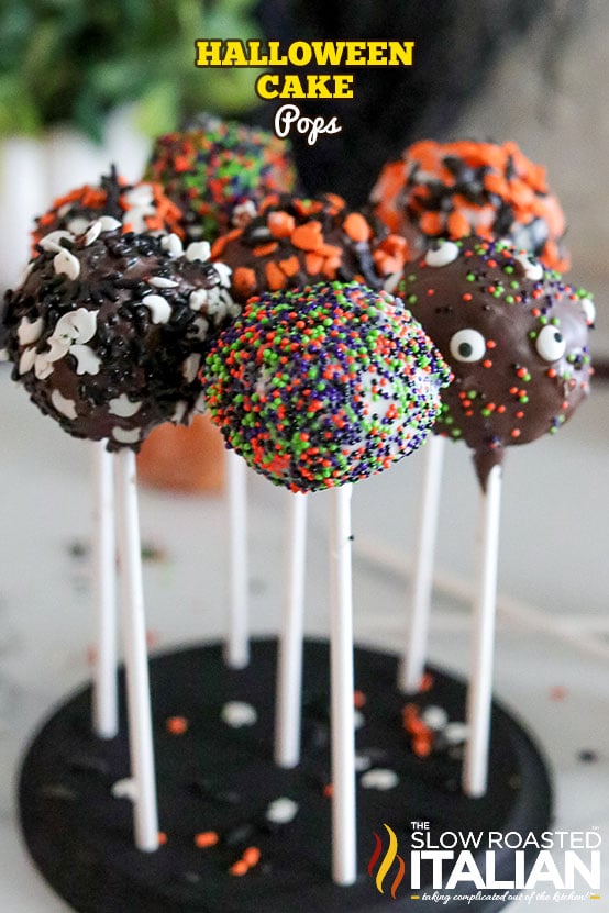 titled: Halloween Cake Pops