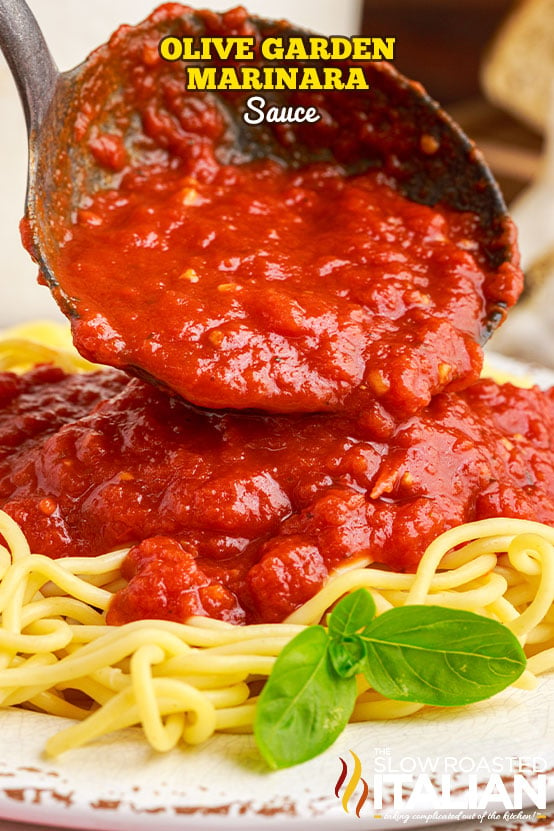 olive garden marinara sauce.