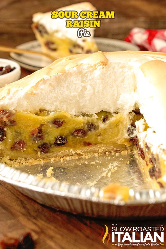 custard pie with meringue.