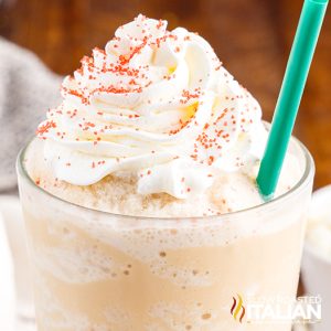 starbucks frappuccino recipe closeup