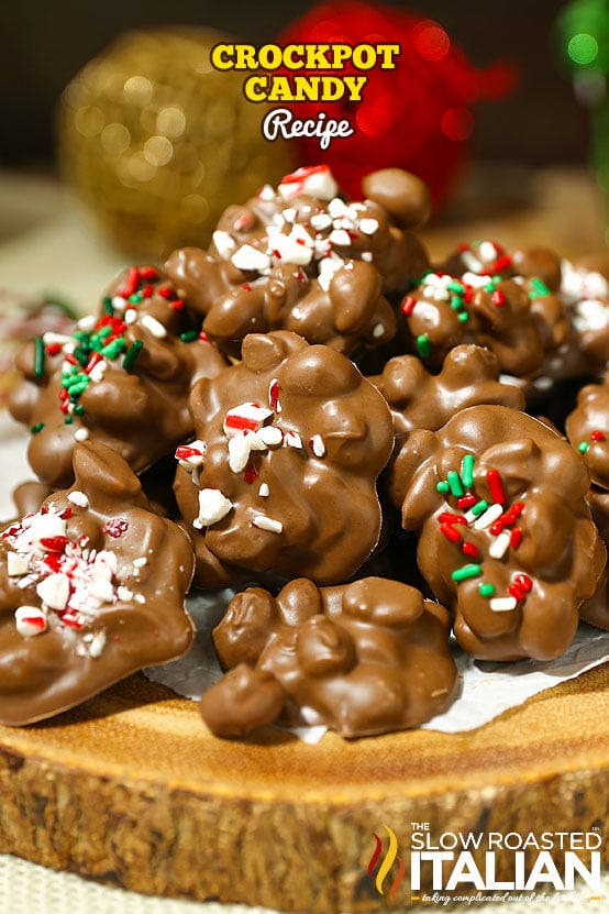 Christmas Crock Pot Candy (Peanut Clusters)REcipe