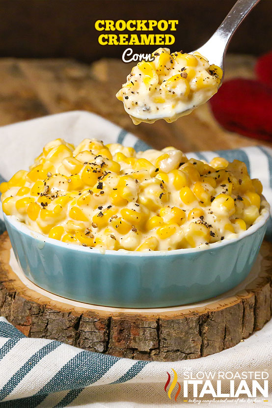 Crockpot Creamed Corn + Video