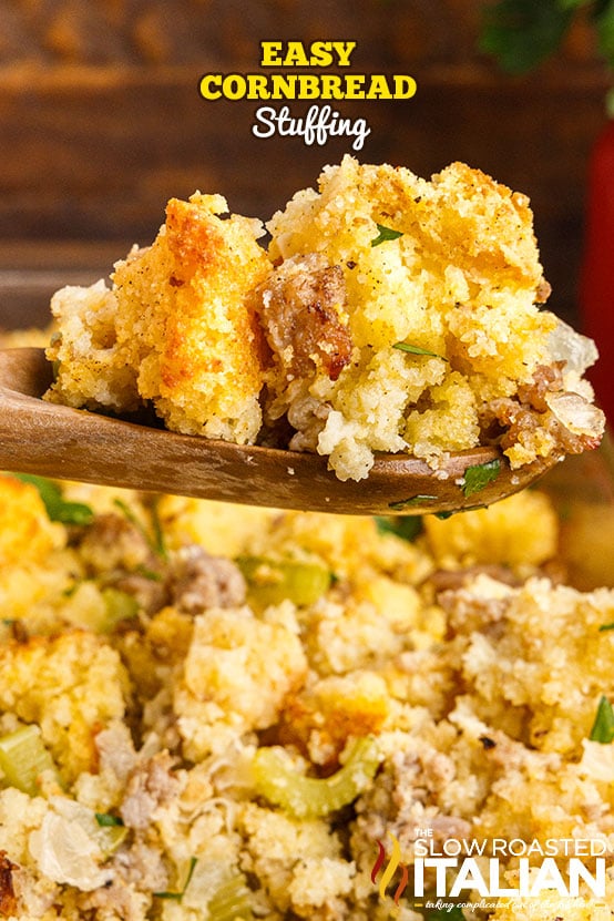 Easy Sausage Cornbread Stuffing