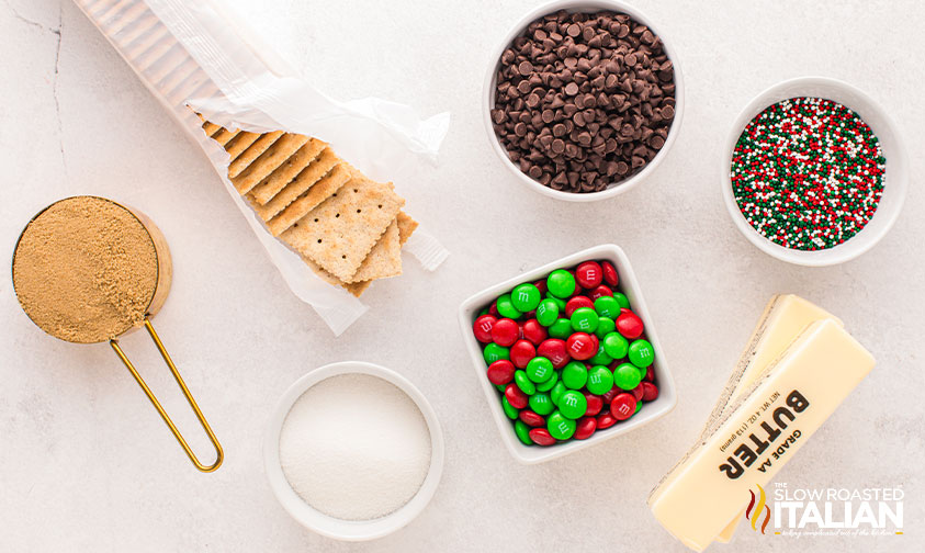 saltine cracker toffee ingredients.