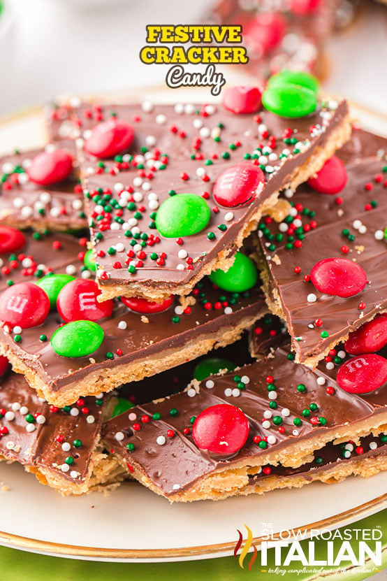 Christmas Cracker Candy (Saltine Toffee Recipe)