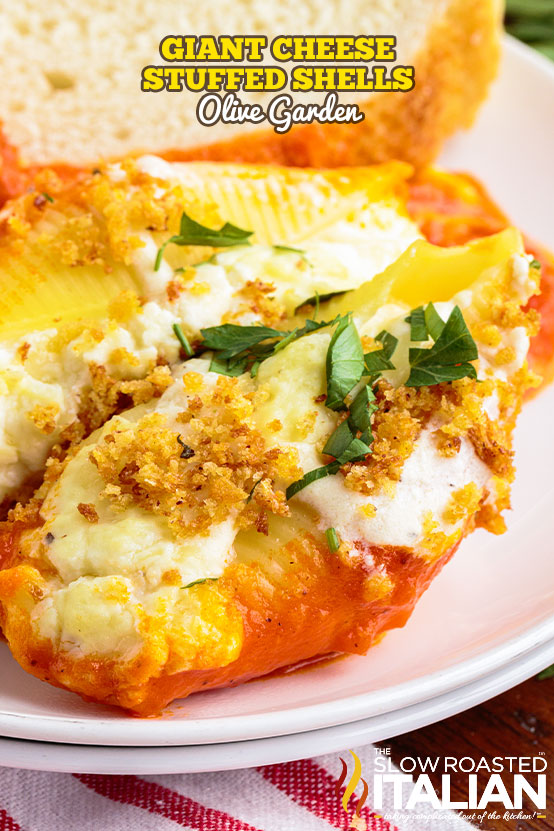 Giant Cheese Stuffed Shells Olive Garden Recipe TSRI