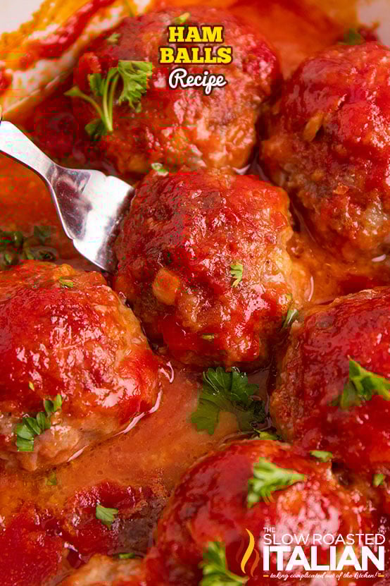 ham balls recipe.