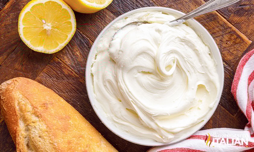 bowl of mascarpone