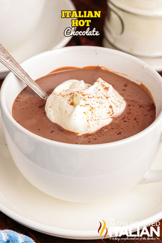 cioccolata calda recipe.